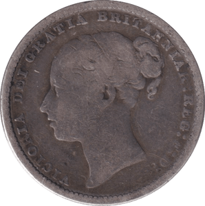 1884 SHILLING ( FAIR ) - SHILLING - Cambridgeshire Coins