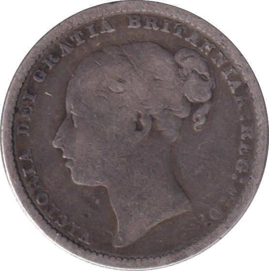 1884 SHILLING ( FAIR ) - SHILLING - Cambridgeshire Coins
