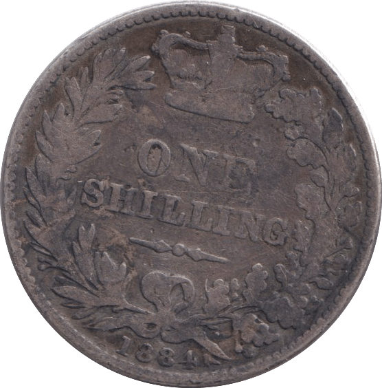 1884 SHILLING ( FAIR ) - SHILLING - Cambridgeshire Coins