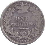1884 SHILLING ( FINE ) - Shilling - Cambridgeshire Coins