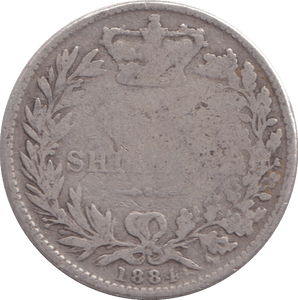 1884 SHILLING ( FINE ) - Shilling - Cambridgeshire Coins