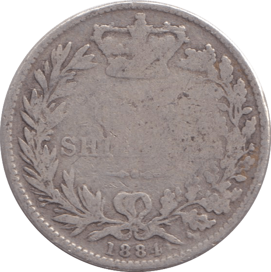 1884 SHILLING ( FINE ) - Shilling - Cambridgeshire Coins