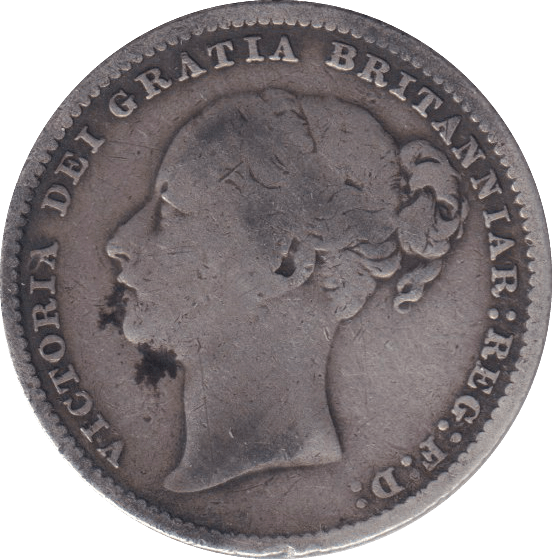 1884 SHILLING ( FINE ) - SHILLING - Cambridgeshire Coins