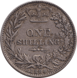 1884 SHILLING ( FINE ) - SHILLING - Cambridgeshire Coins