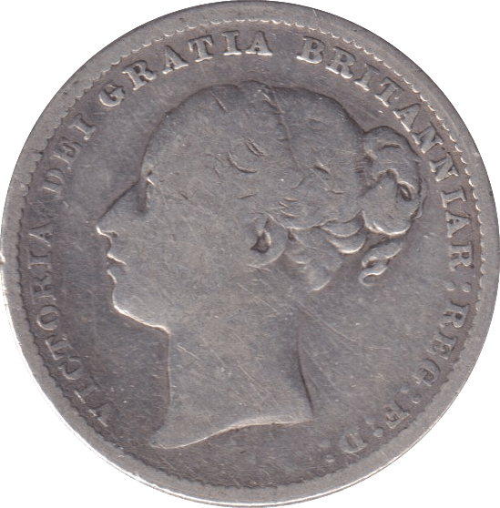 1884 SHILLING ( FINE ) - Shilling - Cambridgeshire Coins