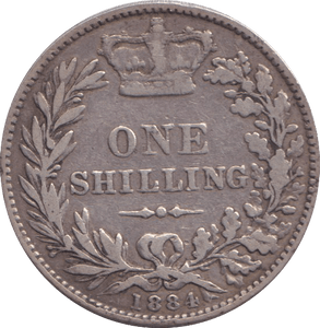 1884 SHILLING ( GF ) 2 - SHILLING - Cambridgeshire Coins