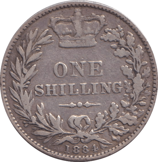 1884 SHILLING ( GF ) 2 - SHILLING - Cambridgeshire Coins