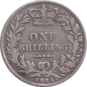 1884 SHILLING ( GF ) - Shilling - Cambridgeshire Coins