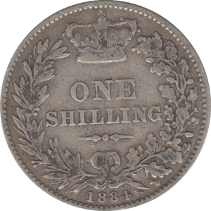 1884 SHILLING ( GF ) - SHILLING - Cambridgeshire Coins