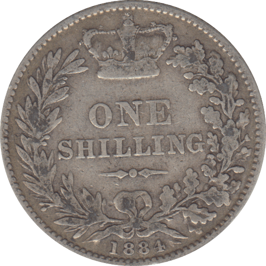 1884 SHILLING ( GF ) - SHILLING - Cambridgeshire Coins