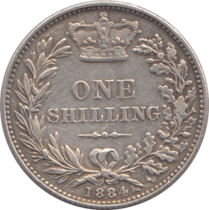 1884 SHILLING ( GVF ) - Shilling - Cambridgeshire Coins