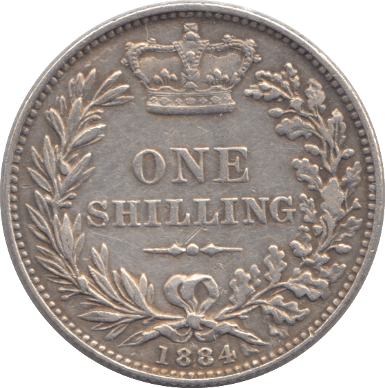 1884 SHILLING ( GVF ) - Shilling - Cambridgeshire Coins