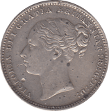 1884 SHILLING ( GVF ) - SHILLING - Cambridgeshire Coins