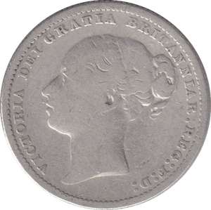 1884 SHILLING ( NF ) - SHILLING - Cambridgeshire Coins