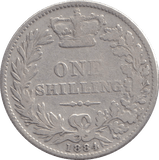 1884 SHILLING ( NF ) - SHILLING - Cambridgeshire Coins