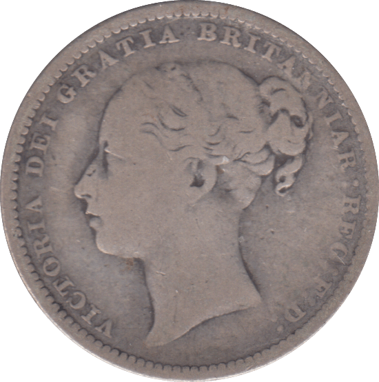 1884 SHILLING ( NF ) - SHILLING - Cambridgeshire Coins