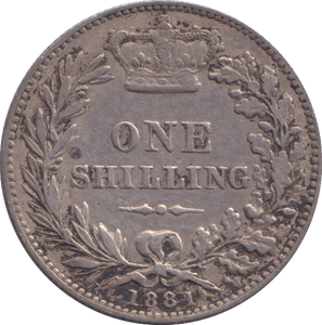 1884 SHILLING ( VF ) 1 - SHILLING - Cambridgeshire Coins