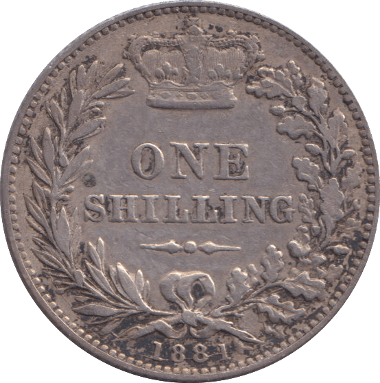 1884 SHILLING ( VF ) 1 - SHILLING - Cambridgeshire Coins