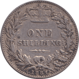 1884 SHILLING ( VF ) 1 - SHILLING - Cambridgeshire Coins