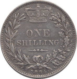 1884 SHILLING ( VF ) - SHILLING - Cambridgeshire Coins