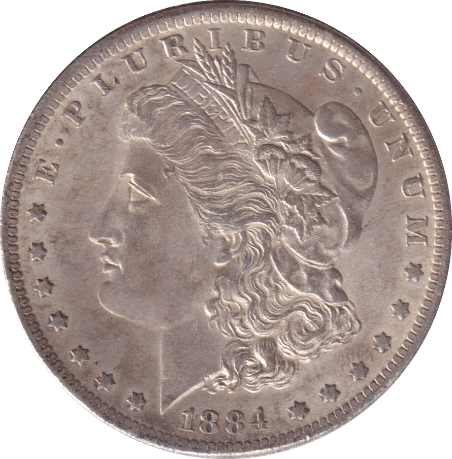 1884 SILVER DOLLAR USA - SILVER WORLD COINS - Cambridgeshire Coins