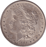 1884 SILVER DOLLAR USA - SILVER WORLD COINS - Cambridgeshire Coins