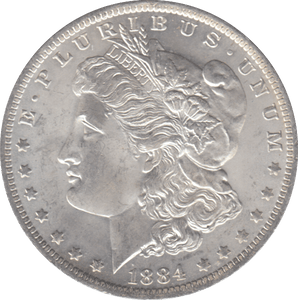 1884 SILVER DOLLAR USA - SILVER WORLD COINS - Cambridgeshire Coins