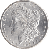 1884 SILVER MORGAN DOLLAR CARSON CITY RARE USA CC - SILVER WORLD COINS - Cambridgeshire Coins