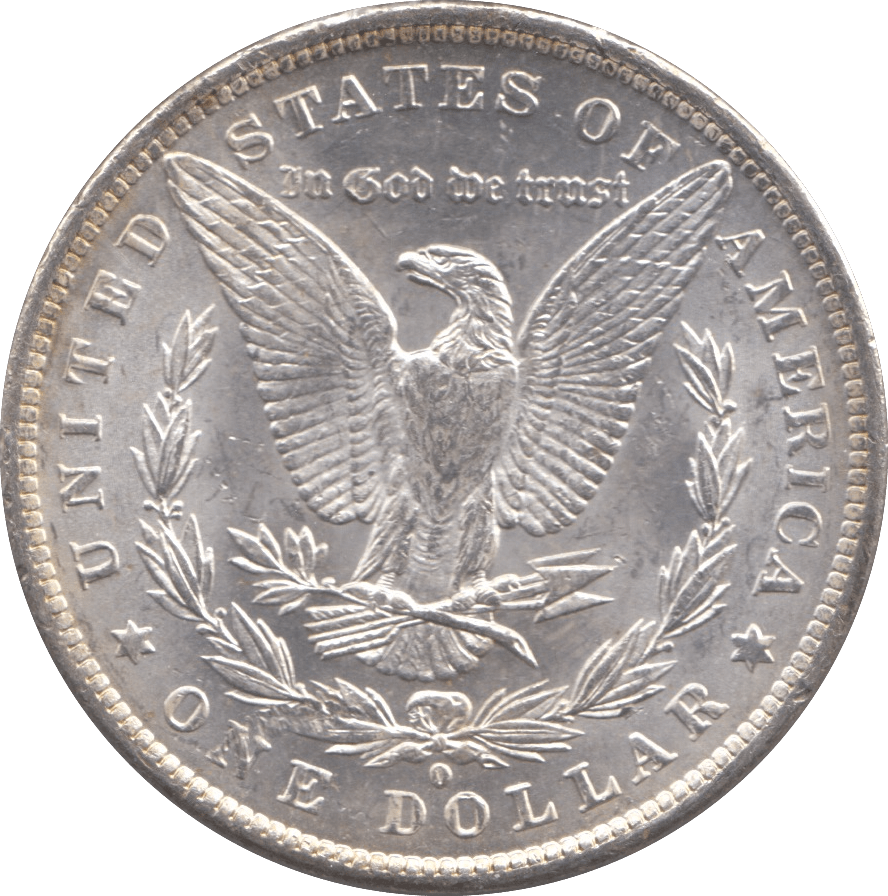 1884 SILVER MORGAN DOLLAR USA NEW ORLEANS MINT - SILVER WORLD COINS - Cambridgeshire Coins