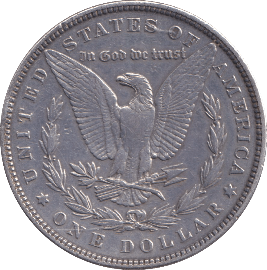 1884 SILVER MORGAN DOLLAR USA - SILVER WORLD COINS - Cambridgeshire Coins