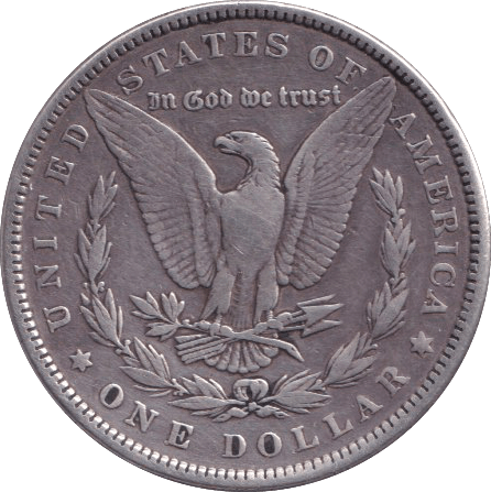 1884 SILVER MORGAN DOLLAR USA - SILVER WORLD COINS - Cambridgeshire Coins