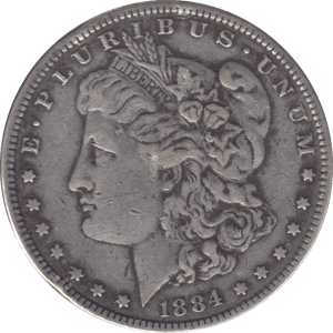 1884 SILVER MORGAN DOLLAR - SILVER WORLD COINS - Cambridgeshire Coins