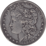 1884 SILVER MORGAN DOLLAR - SILVER WORLD COINS - Cambridgeshire Coins