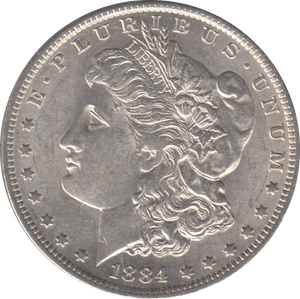 1884 SILVER NEW ORLEANS ONE MORGAN DOLLAR USA - SILVER WORLD COINS - Cambridgeshire Coins