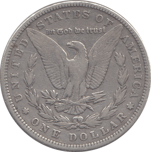 1884 SILVER ONE MORGAN DOLLAR USA - SILVER WORLD COINS - Cambridgeshire Coins