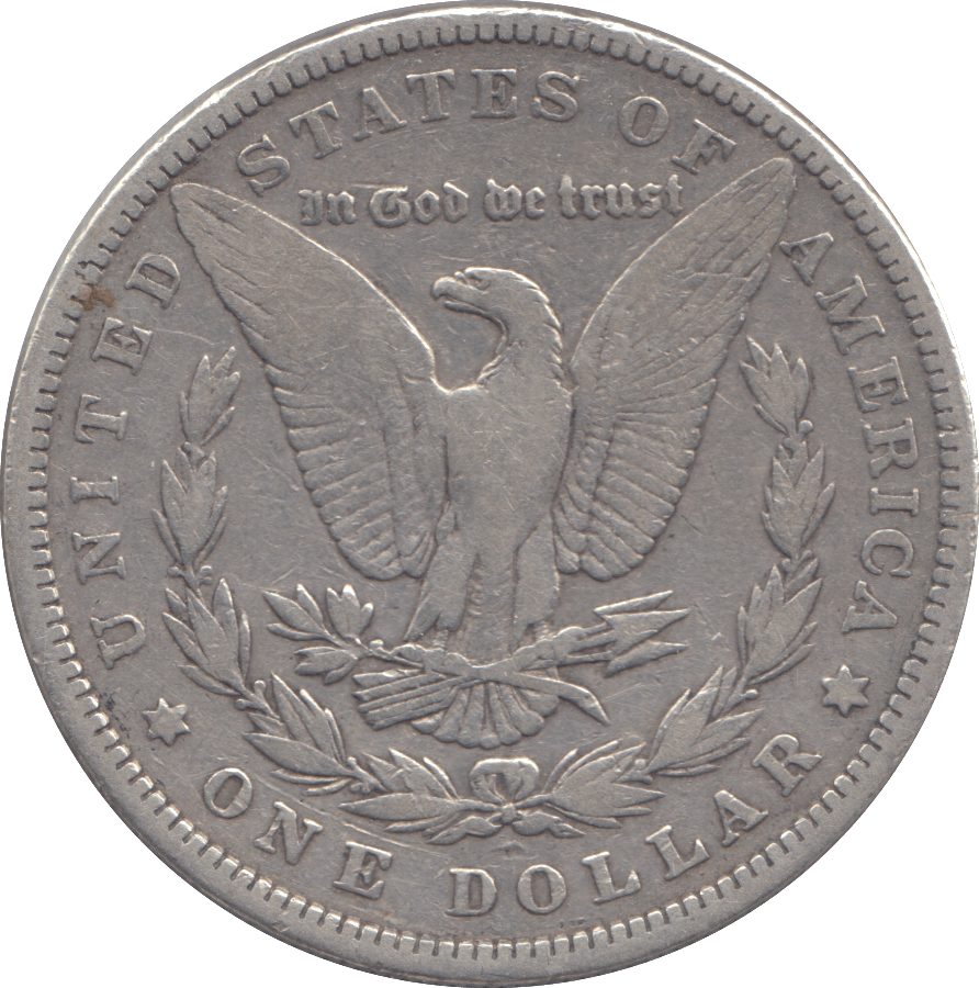1884 SILVER ONE MORGAN DOLLAR USA - SILVER WORLD COINS - Cambridgeshire Coins
