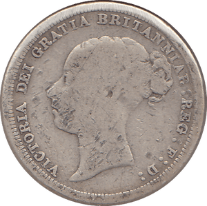 1884 SIXPENCE ( NF ) - SIXPENCE - Cambridgeshire Coins