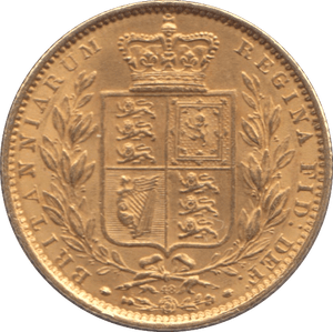 1884 SOVEREIGN ( EF ) SHIELD DIE 48 - SOVEREIGN - Cambridgeshire Coins