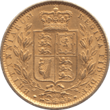 1884 SOVEREIGN ( EF ) SHIELD DIE 48 - SOVEREIGN - Cambridgeshire Coins