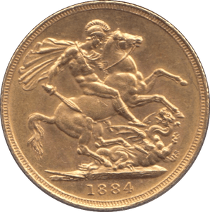 1884 SOVEREIGN ( UNC ) - SOVEREIGN - Cambridgeshire Coins