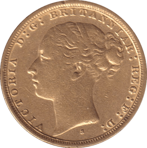 1884 SOVEREIGN ( VF ) - SOVEREIGN - Cambridgeshire Coins