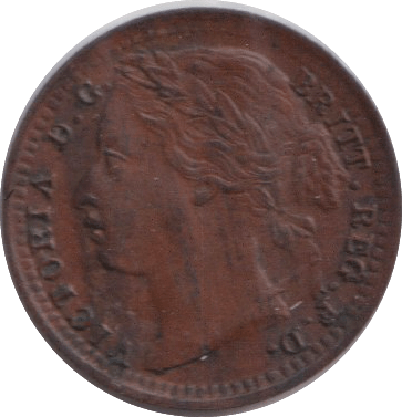 1884 THIRD FARTHING ( EF ) - ONE THIRD FARTHING - Cambridgeshire Coins