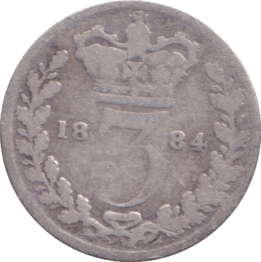 1884 THREEPENCE ( FAIR ) - THREEPENCE - Cambridgeshire Coins