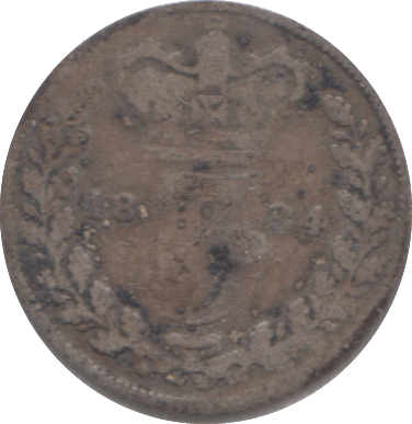 1884 THREEPENCE ( FAIR ) - THREEPENCE - Cambridgeshire Coins