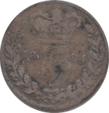 1884 THREEPENCE ( FAIR ) - THREEPENCE - Cambridgeshire Coins