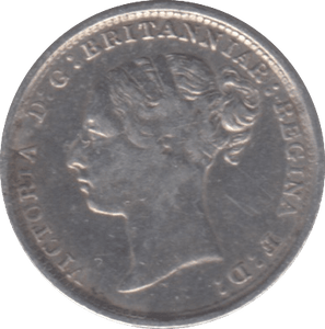 1884 THREEPENCE ( GF ) - THREEPENCE - Cambridgeshire Coins