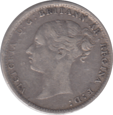 1884 THREEPENCE ( GF ) - THREEPENCE - Cambridgeshire Coins