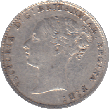 1884 THREEPENCE ( GVF ) - THREEPENCE - Cambridgeshire Coins