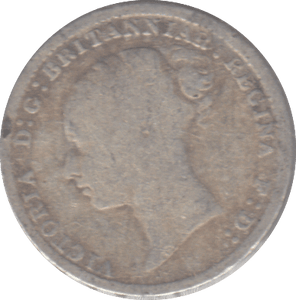 1884 THREEPENCE ( NF ) - THREEPENCE - Cambridgeshire Coins
