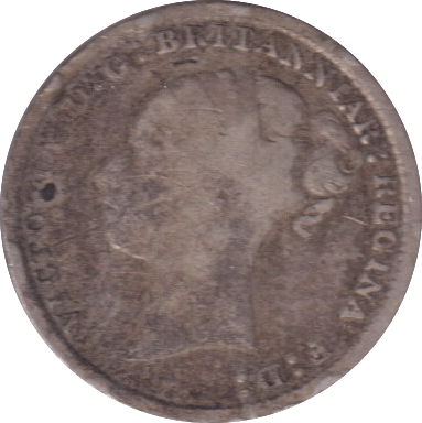 1884 THREEPENCE ( NF ) - THREEPENCE - Cambridgeshire Coins